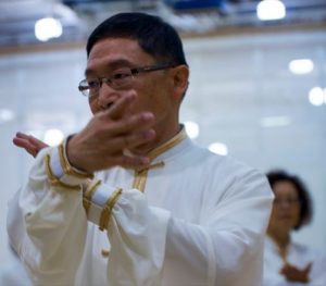 martial arts with glasses