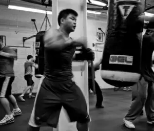 how to hang a heavy bag from a high ceiling
