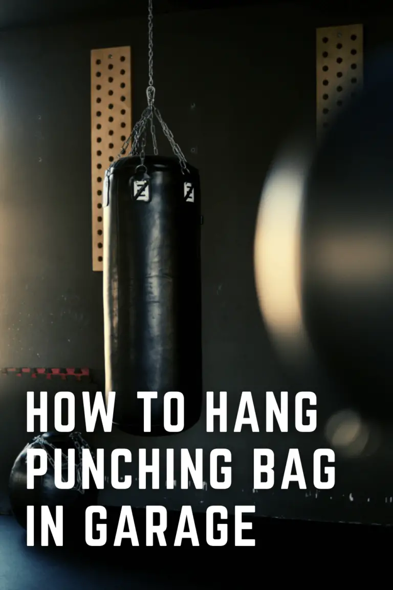 How to hang punching bag in garage Dojo Mart